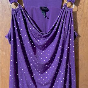 Torrid Sparkly purple top